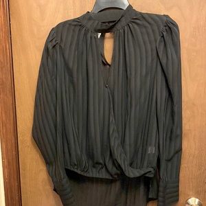 Womens dressy black top Medium